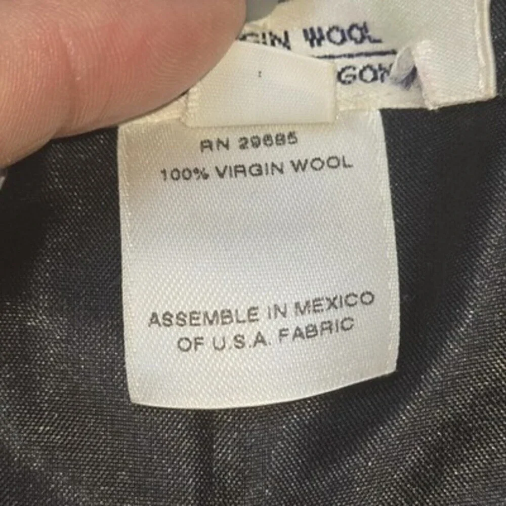 Pendleton Women’s Wool Houndstooth Blazer Size 8 Fits Small Black White - Picture 5 of 11